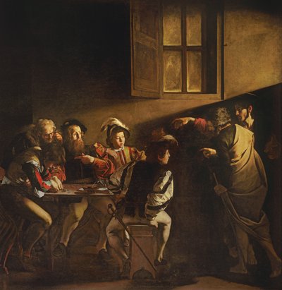 La vocación de San Mateo de Michelangelo Merisi Caravaggio